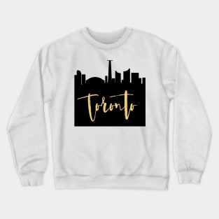 TORONTO CANADA DESIGNER SILHOUETTE SKYLINE ART Crewneck Sweatshirt